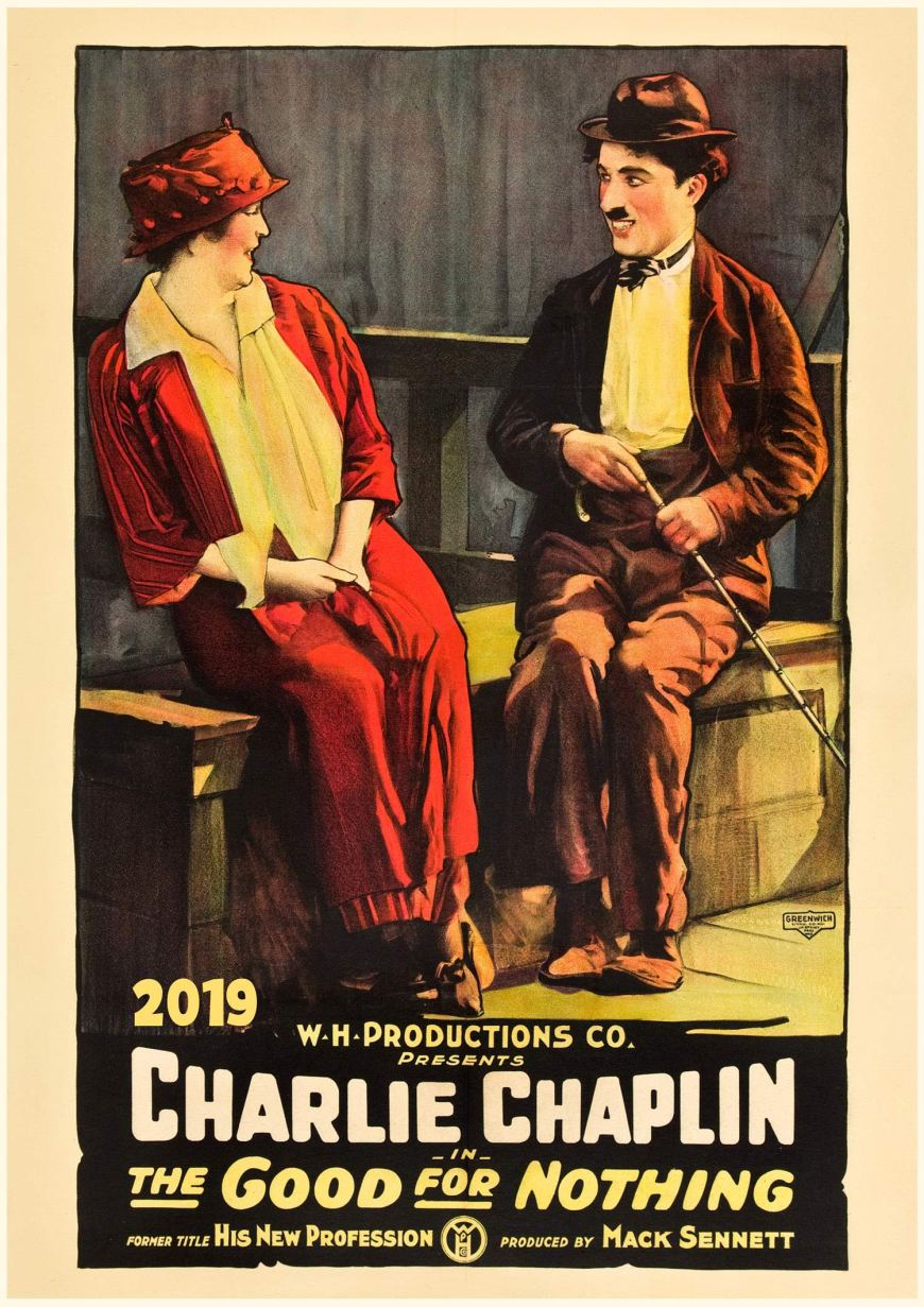 Charlie Chaplin Early Movies Vintage Posters