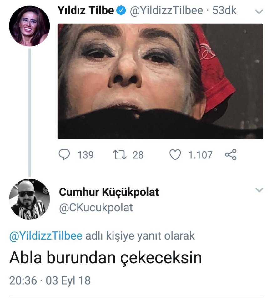 Abla burundan çekeceksin