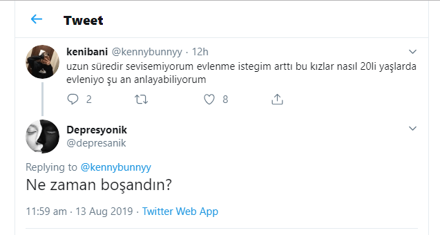 Hiç evlenmemiş birinin uzun süre sevişmedim evlenmem lazım demesi