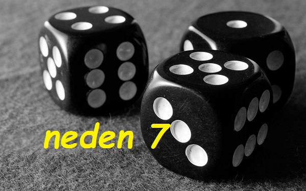 Tavlada kullanılan zarın karşılıklı iki yüzünün toplamı kaçtır