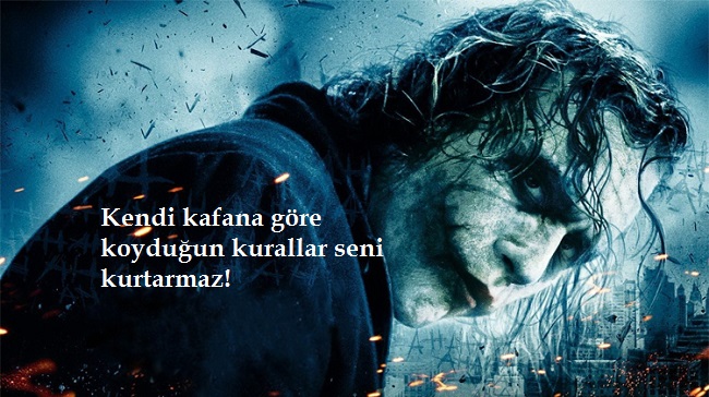 Joker Sözleri Dark Knight never do it free