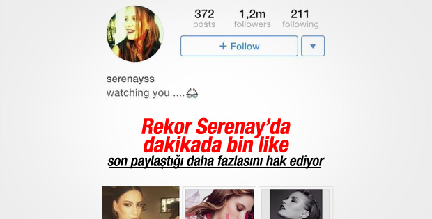Serenay Sarıkaya INSTAGRAM