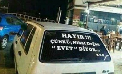 2017 referandum nihat dogan evet diyor