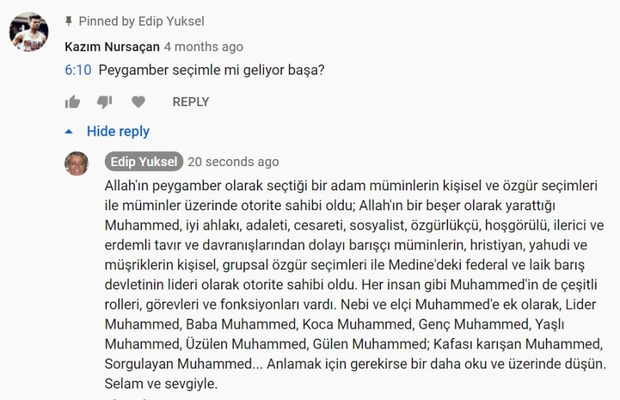 Peygamber seçimle mi geliyor başa?